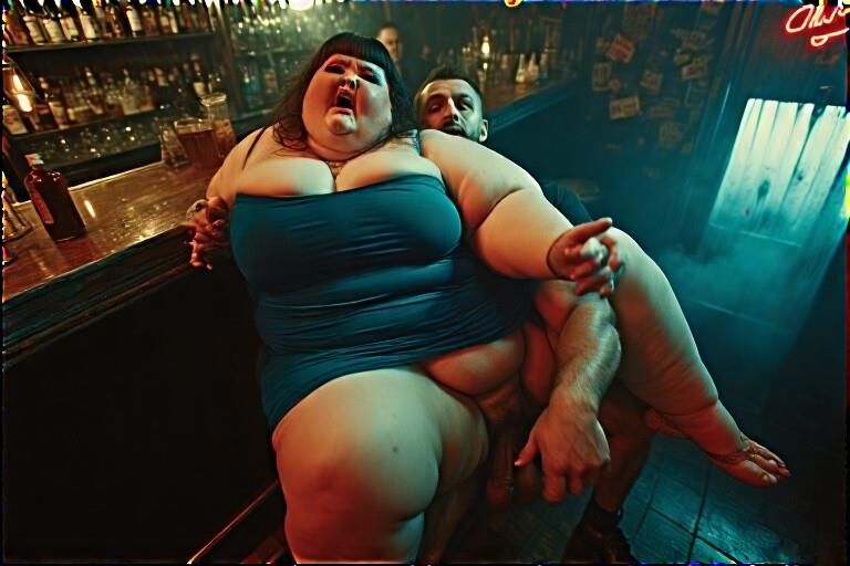 The fat slags off the estate have a night out
