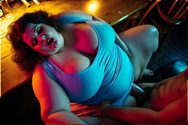 The fat slags off the estate have a night out