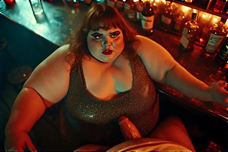 The fat slags off the estate have a night out