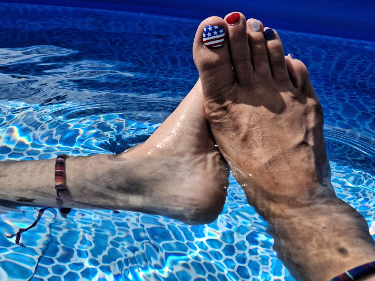 Unsere Füße sind bereit für den Urlaub!
