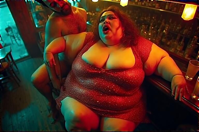 The fat slags off the estate have a night out