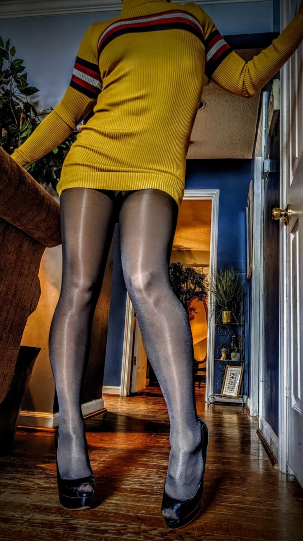 セクシーなナイロン写真