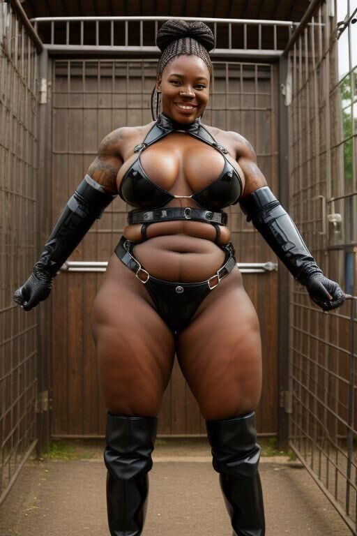 AI Various African Latex/Rubber Women Dump 