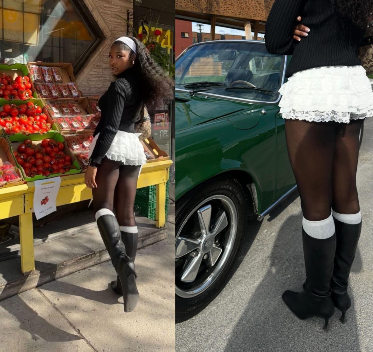 Ebony Pantyhose Beauties 