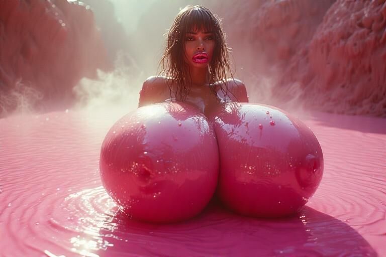 Bimbos who love slime