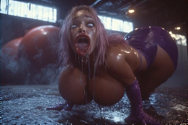 Bimbos who love slime