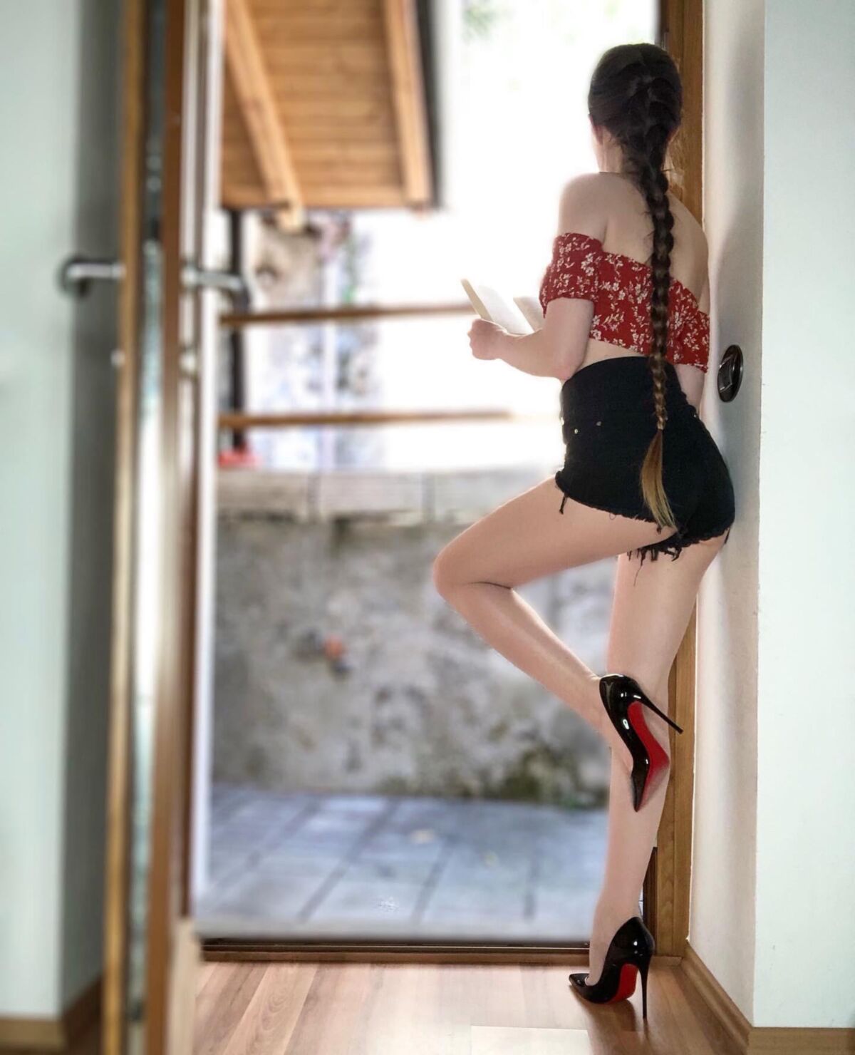 Isabelle Wearing Tights
