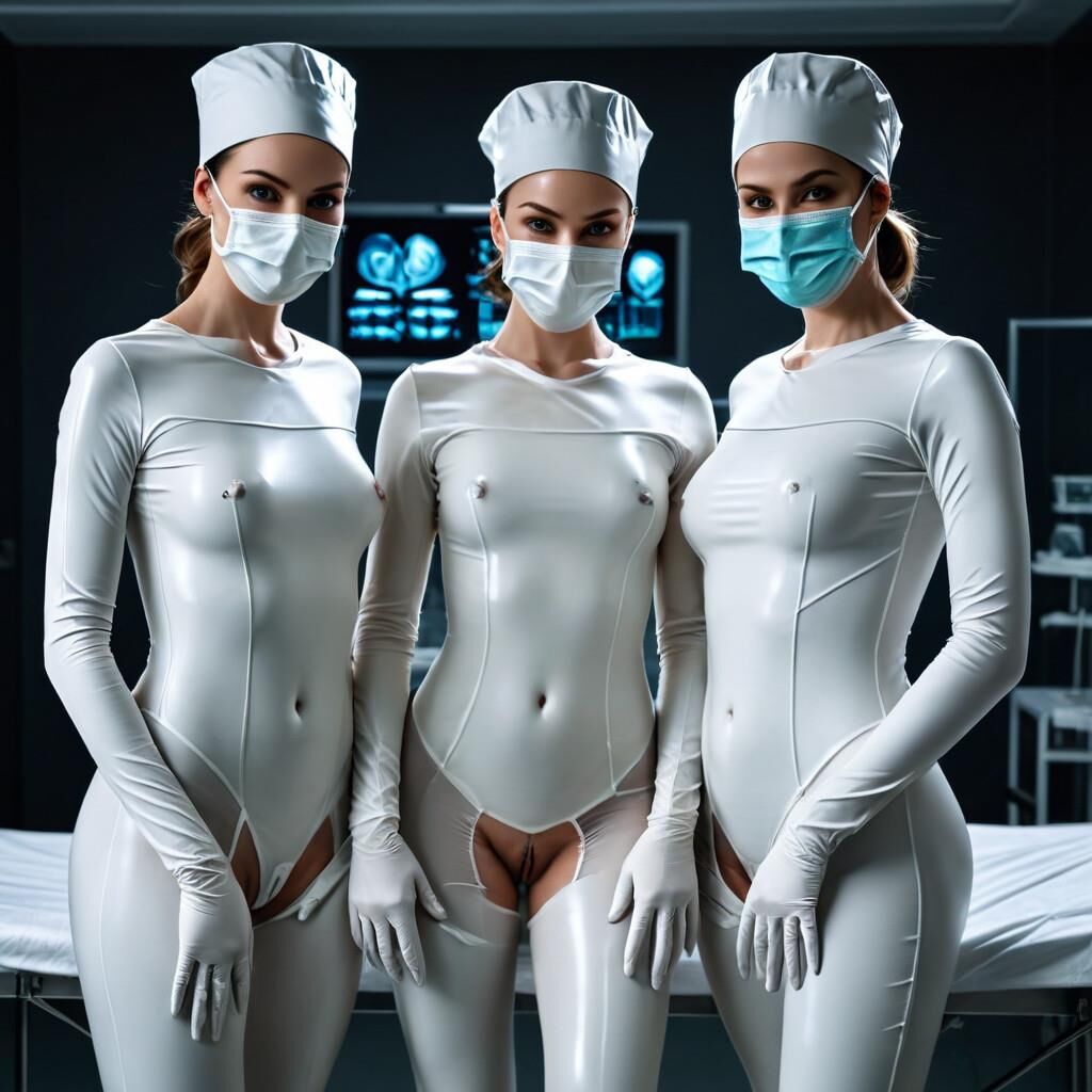 Female Doctors and Nurses 