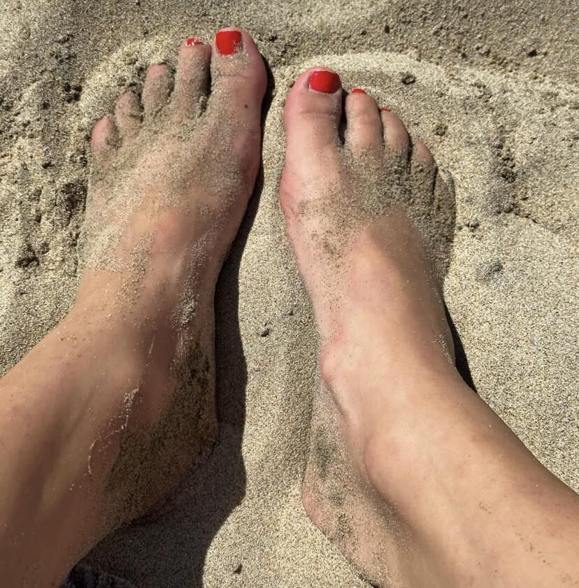Kristins Strandfüße