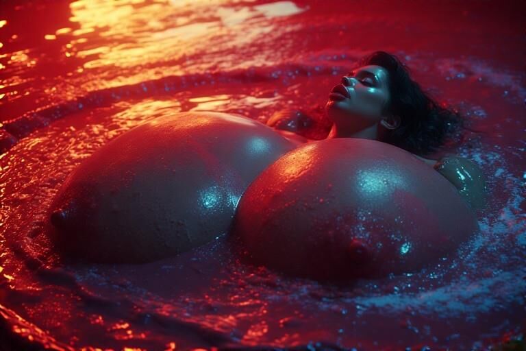 Bimbos who love slime