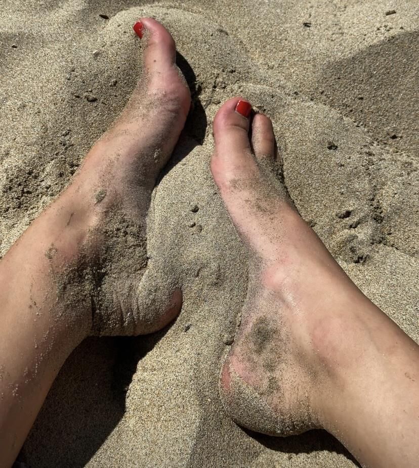 Kristins Strandfüße