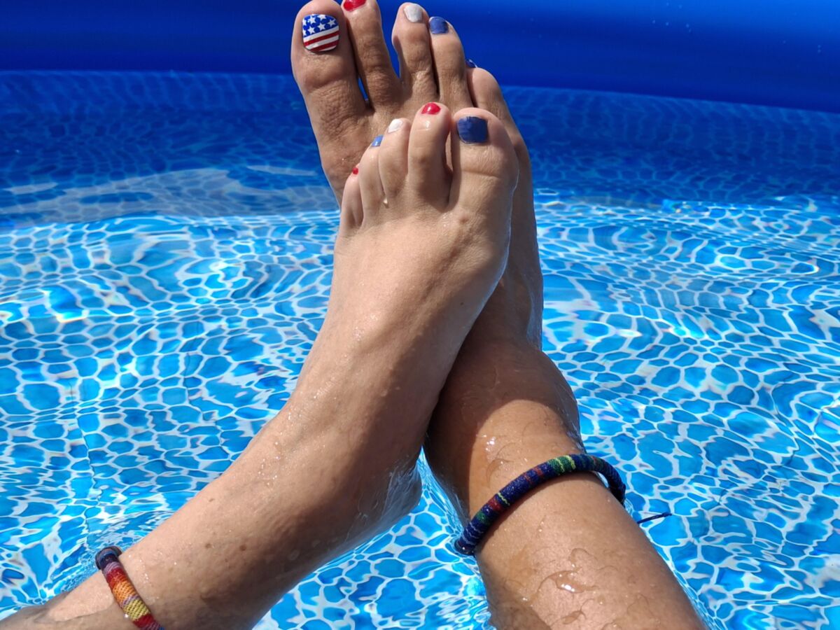 Unsere Füße sind bereit für den Urlaub!