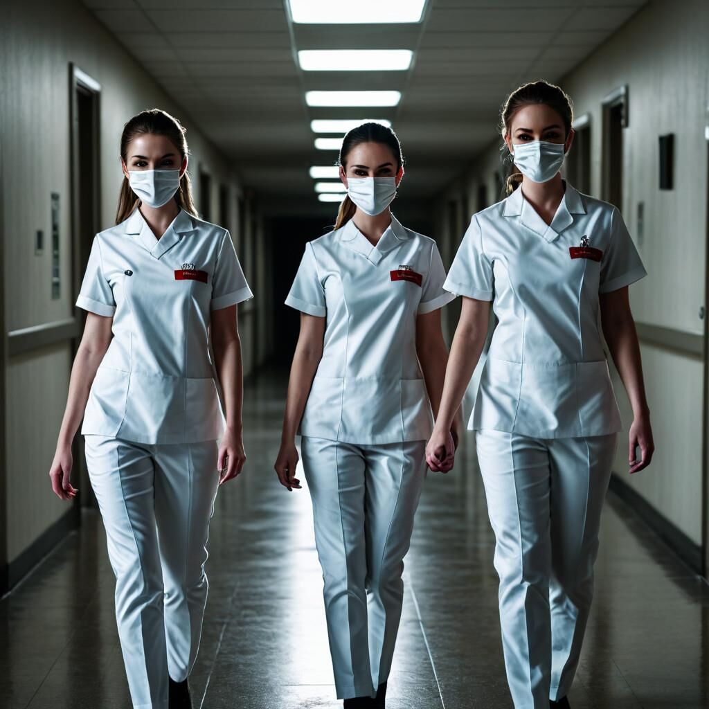 Female Doctors and Nurses 