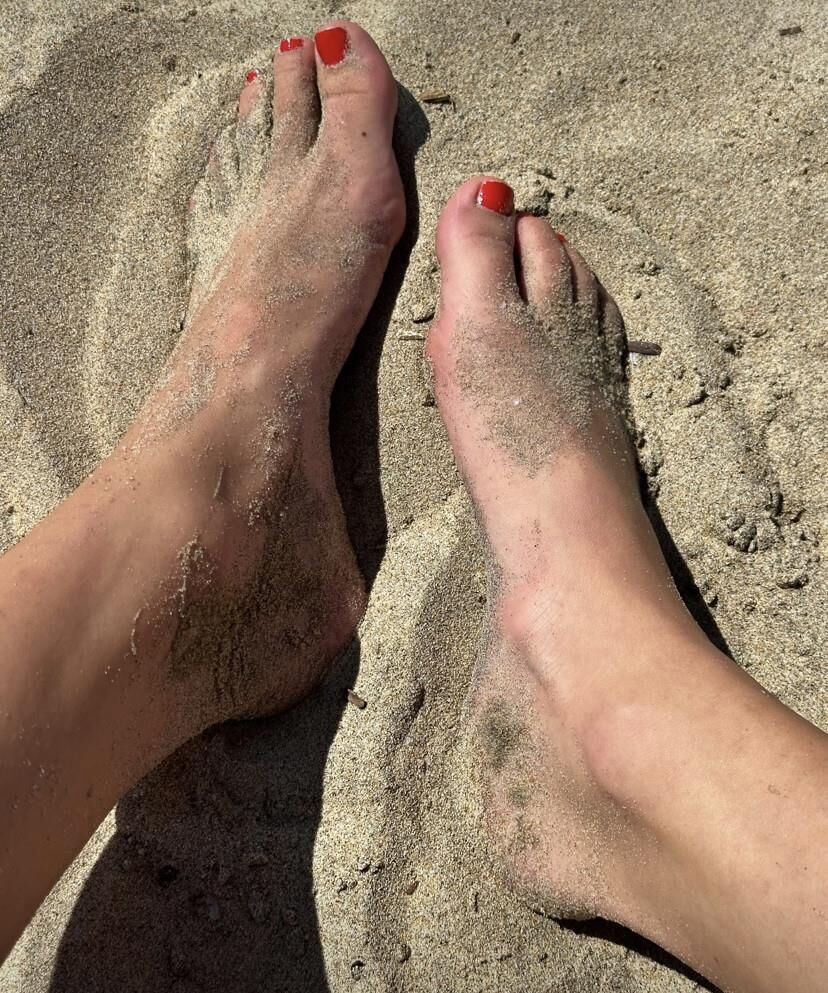 Kristins Strandfüße