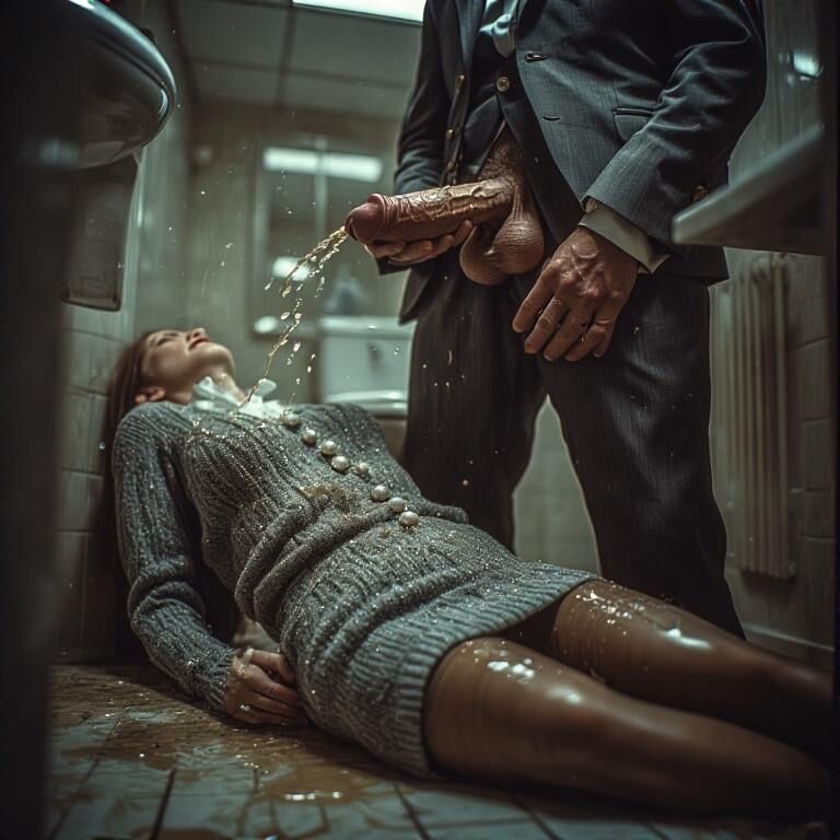 peed on at the office
