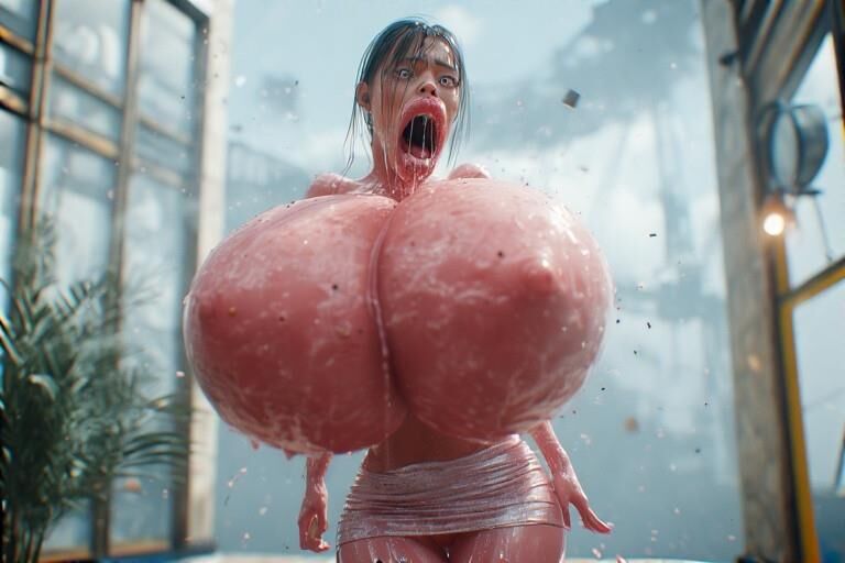 Bimbos who love slime