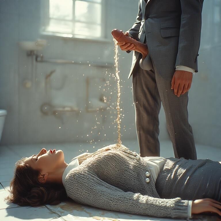 peed on at the office