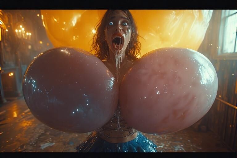 Bimbos who love slime