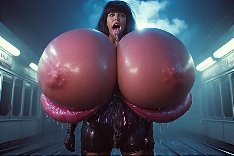 Bimbos who love slime
