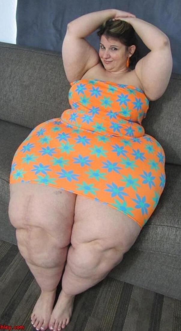 無名の肥満の女性