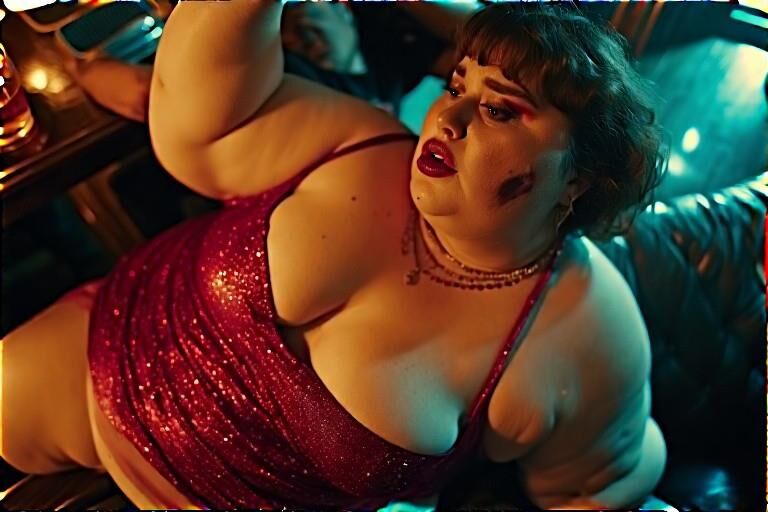 The fat slags off the estate have a night out