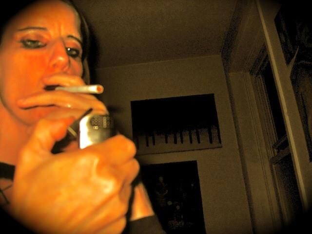Smoke Slut with Massive Meat Sleeve