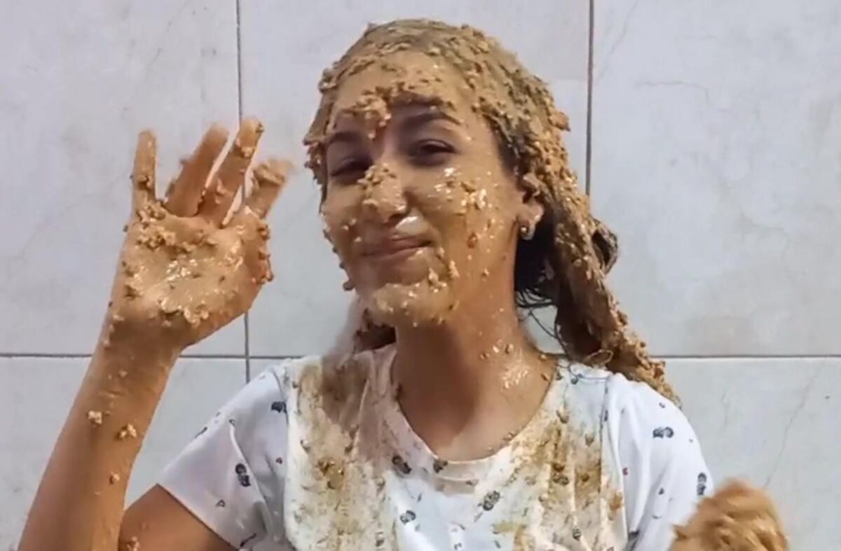 Wet and messy faces 