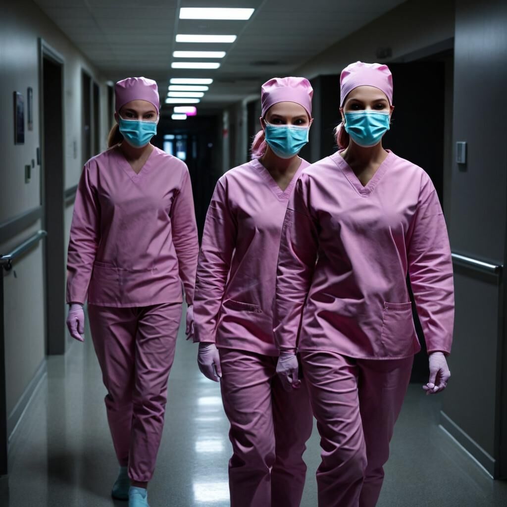 Female Doctors and Nurses 