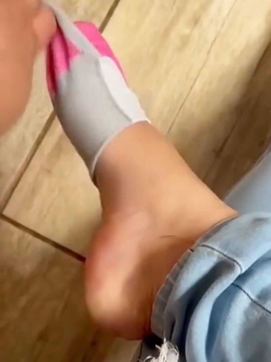 Füße und Socken