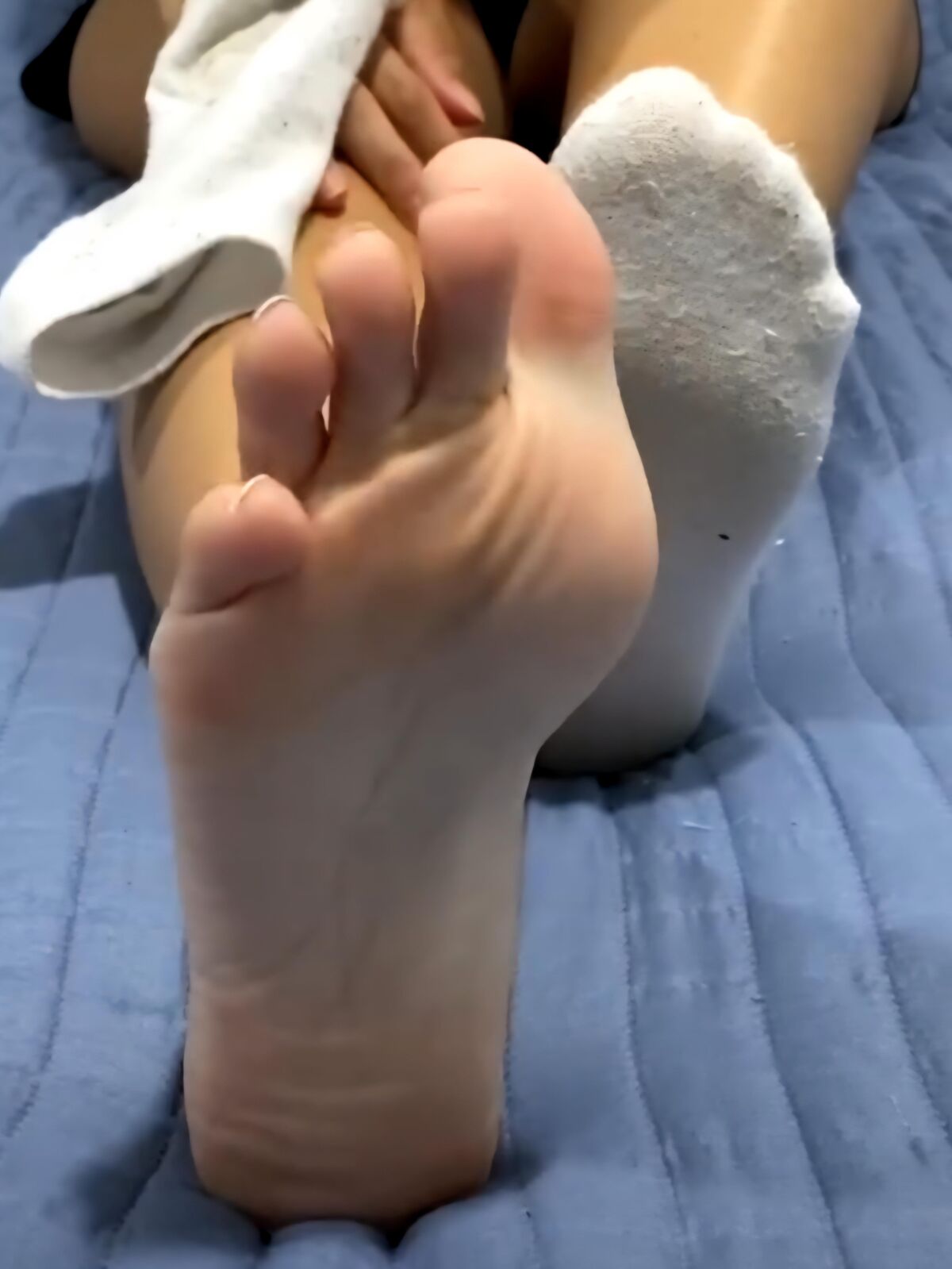 Füße und Socken