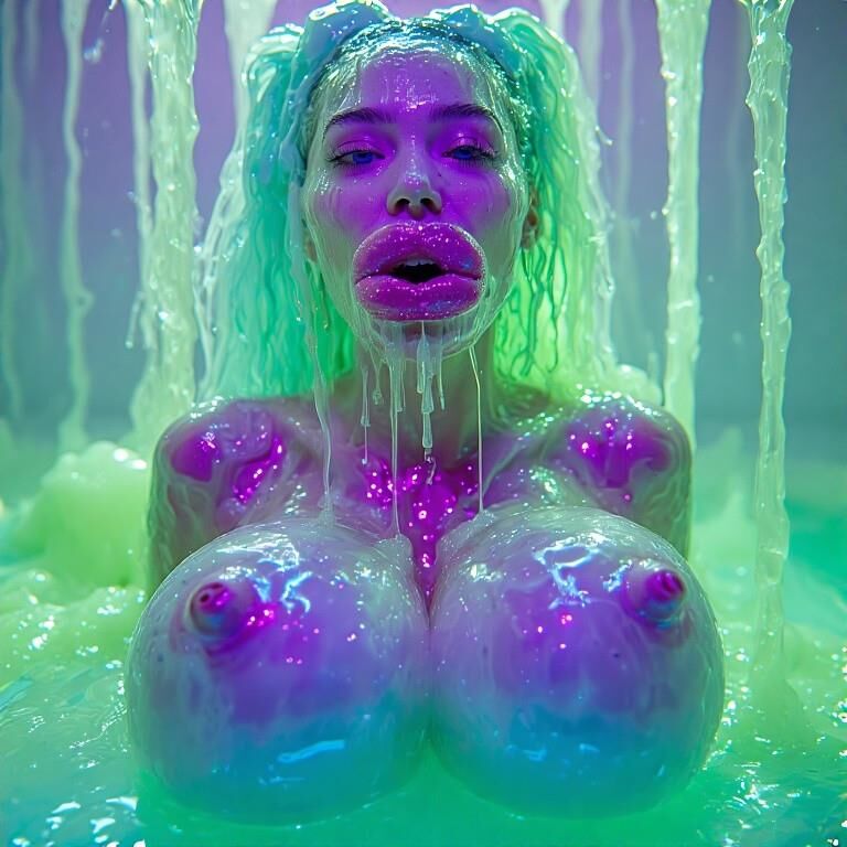 Бимбо любители слизи