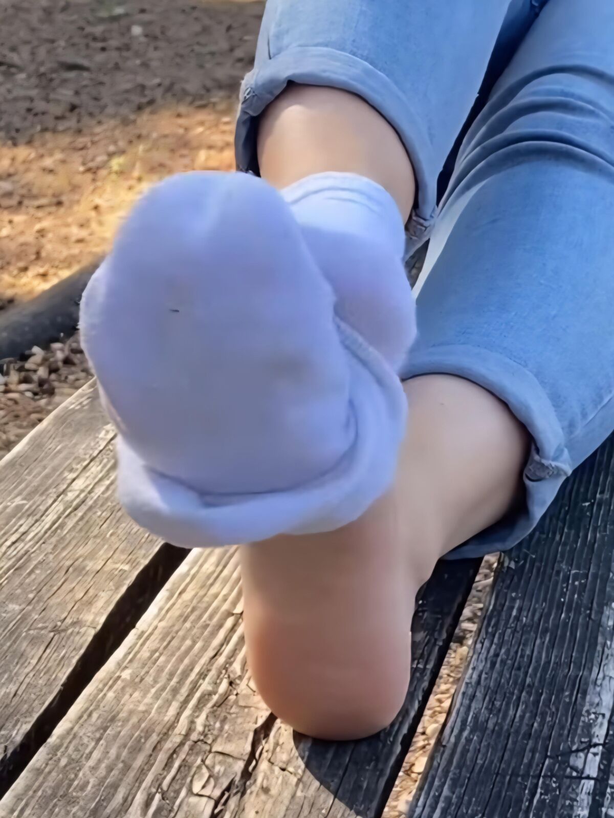 Füße und Socken