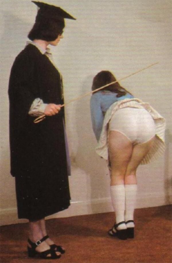 Schule Ma'am Spanking Caning -Schulmädchen