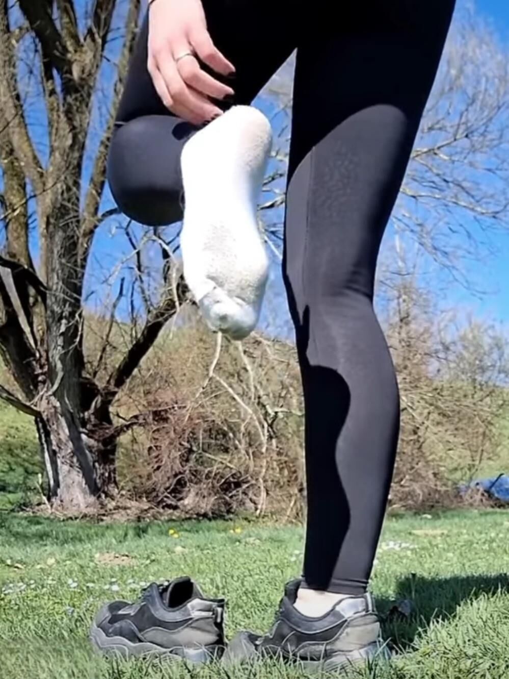 Füße und Socken