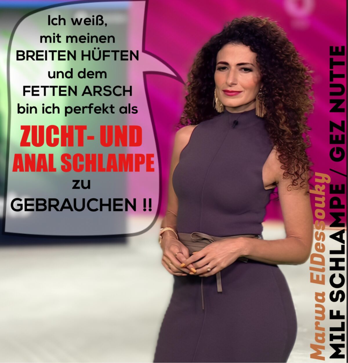 MILF SCHLAMPE GEZ NUTTE MARWA ELDESSOUKY、FUER ZUCHT UND ANAL