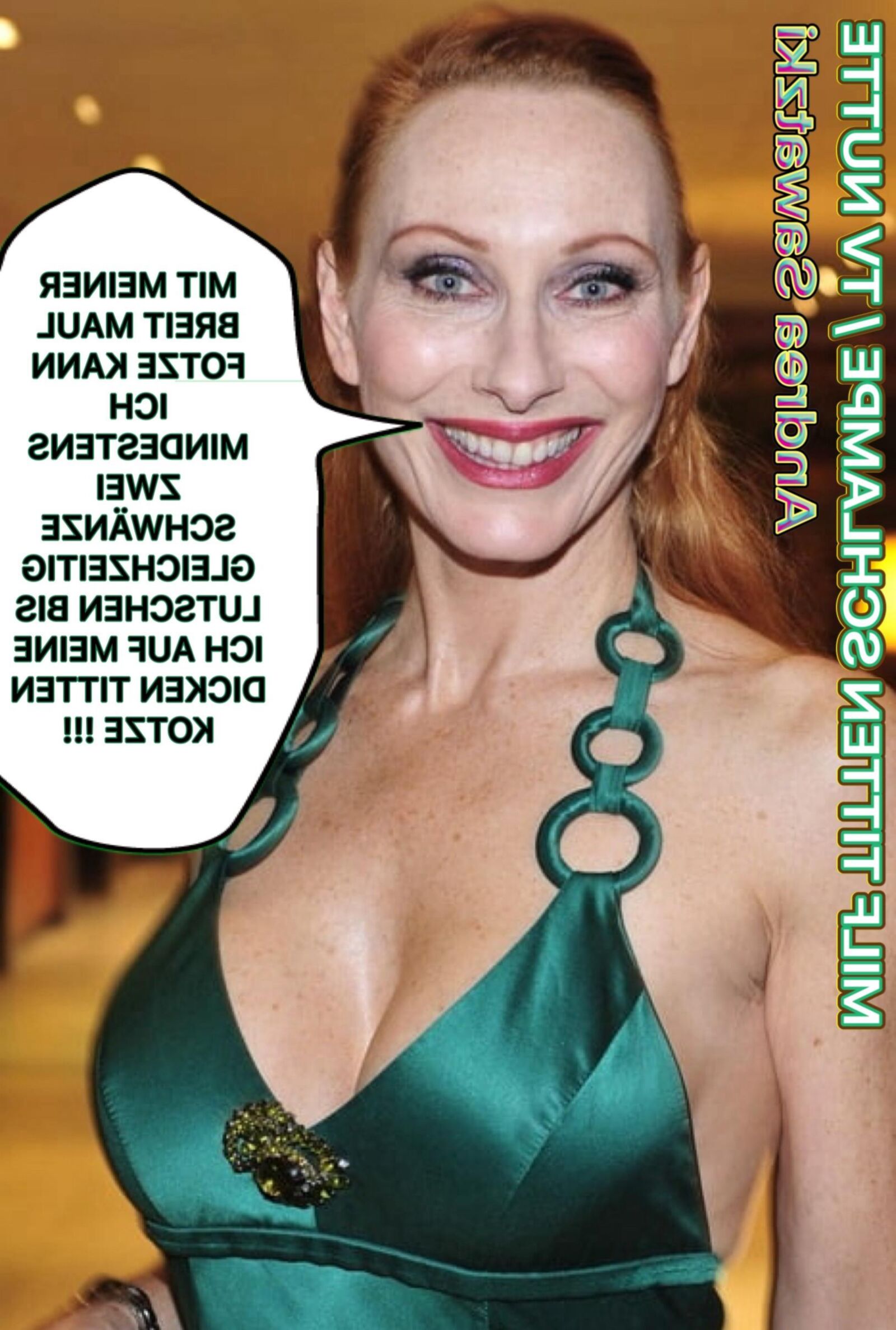 ТВ Nutte Andrea Sawatzki, Milf Titten Schlampe Breit Maul Fotze