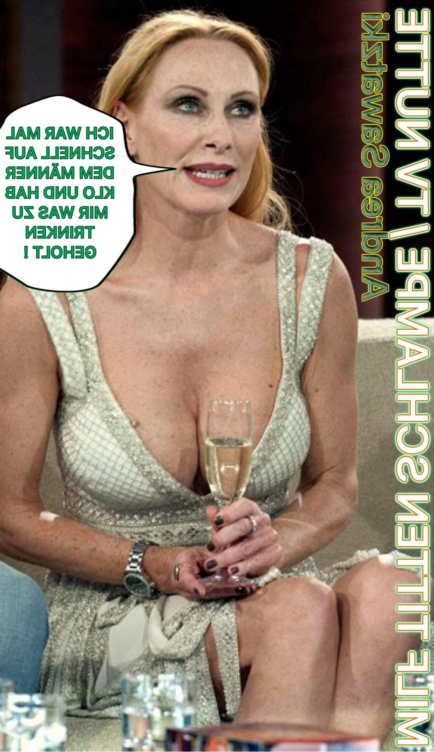 ТВ Nutte Andrea Sawatzki, Milf Titten Schlampe Breit Maul Fotze