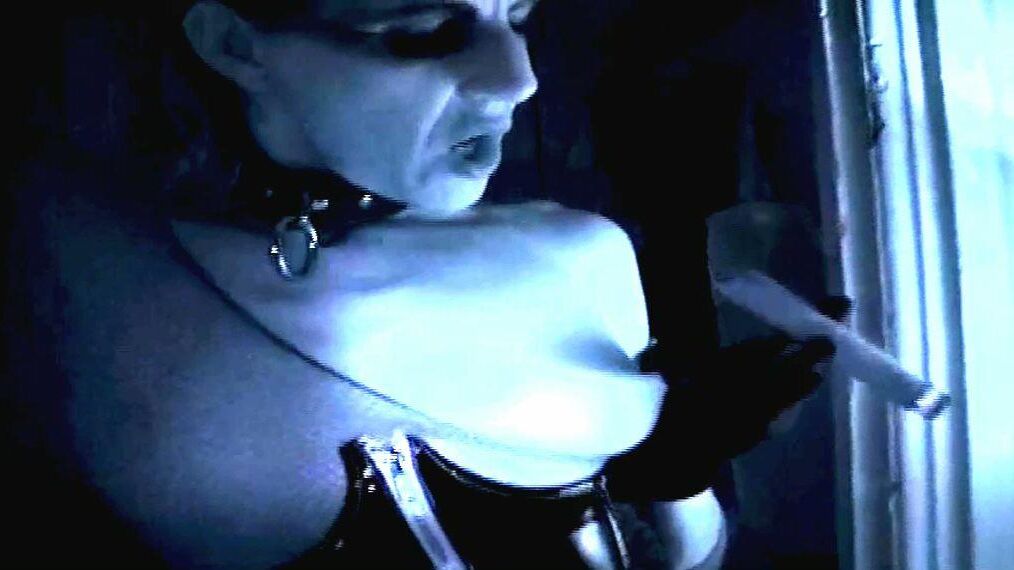 Fetish Slut Smokes Cigar