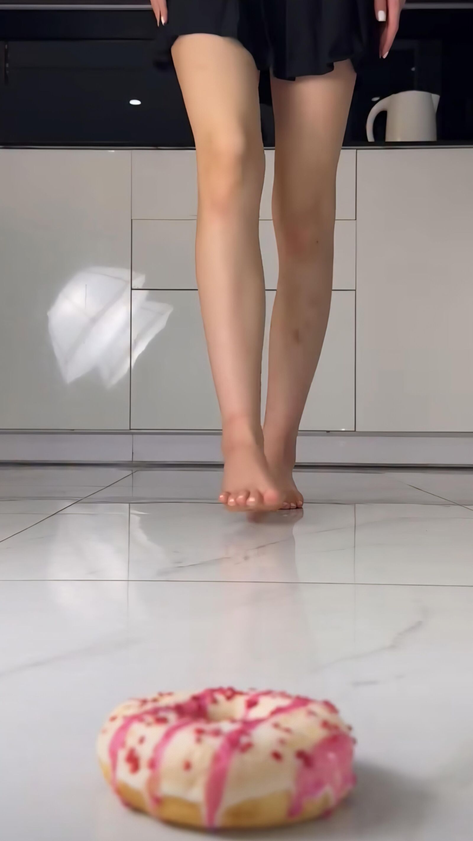 Füße und Essen