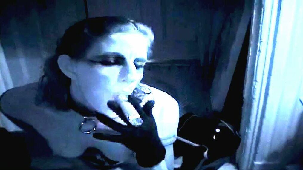 Fetish Slut Smokes Cigar