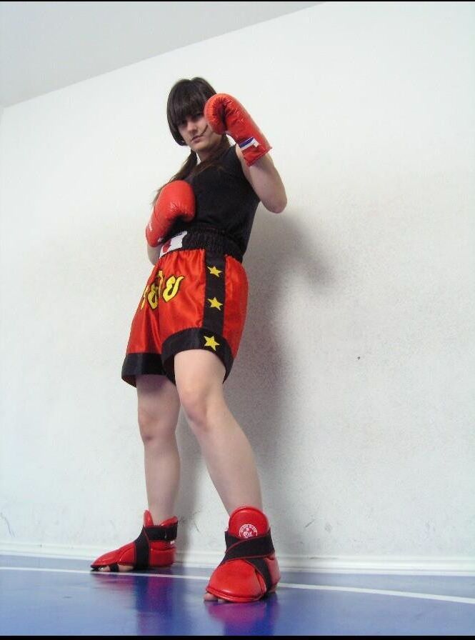 Classe de boxe de coup de pied atom