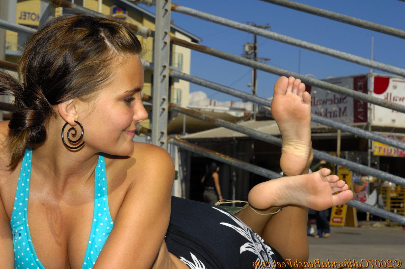 Pieds adolescents