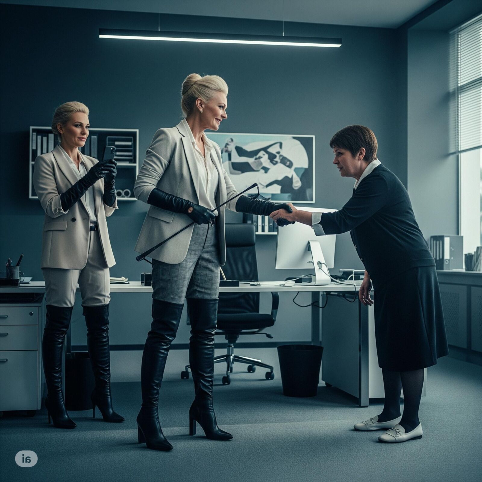Der erste Tag eines Dienstmädchens bei der Arbeitskörperschaft
