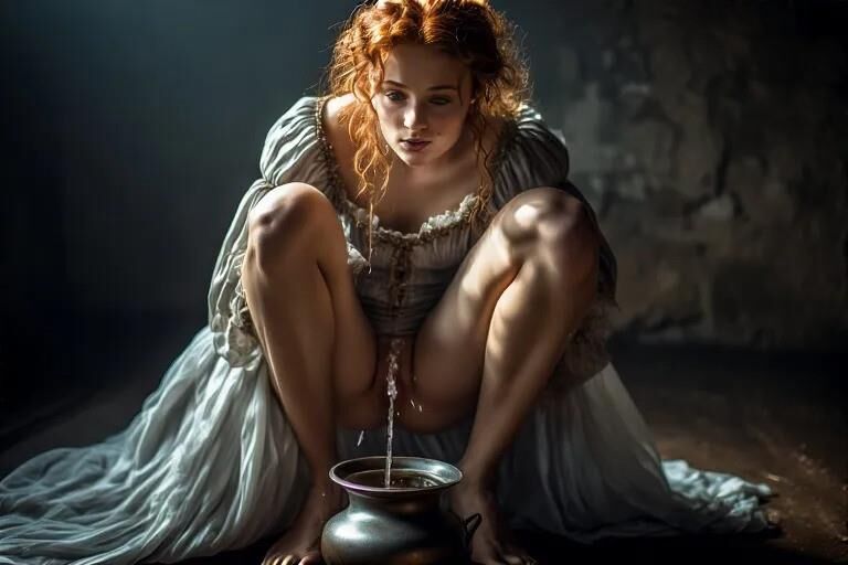 Parodie Sandboxing Arya und Sansa müssen pissen