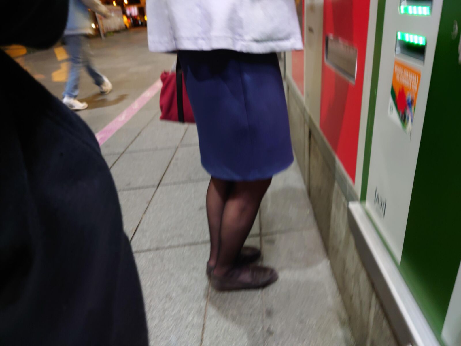 真夜中に成熟したナイロン