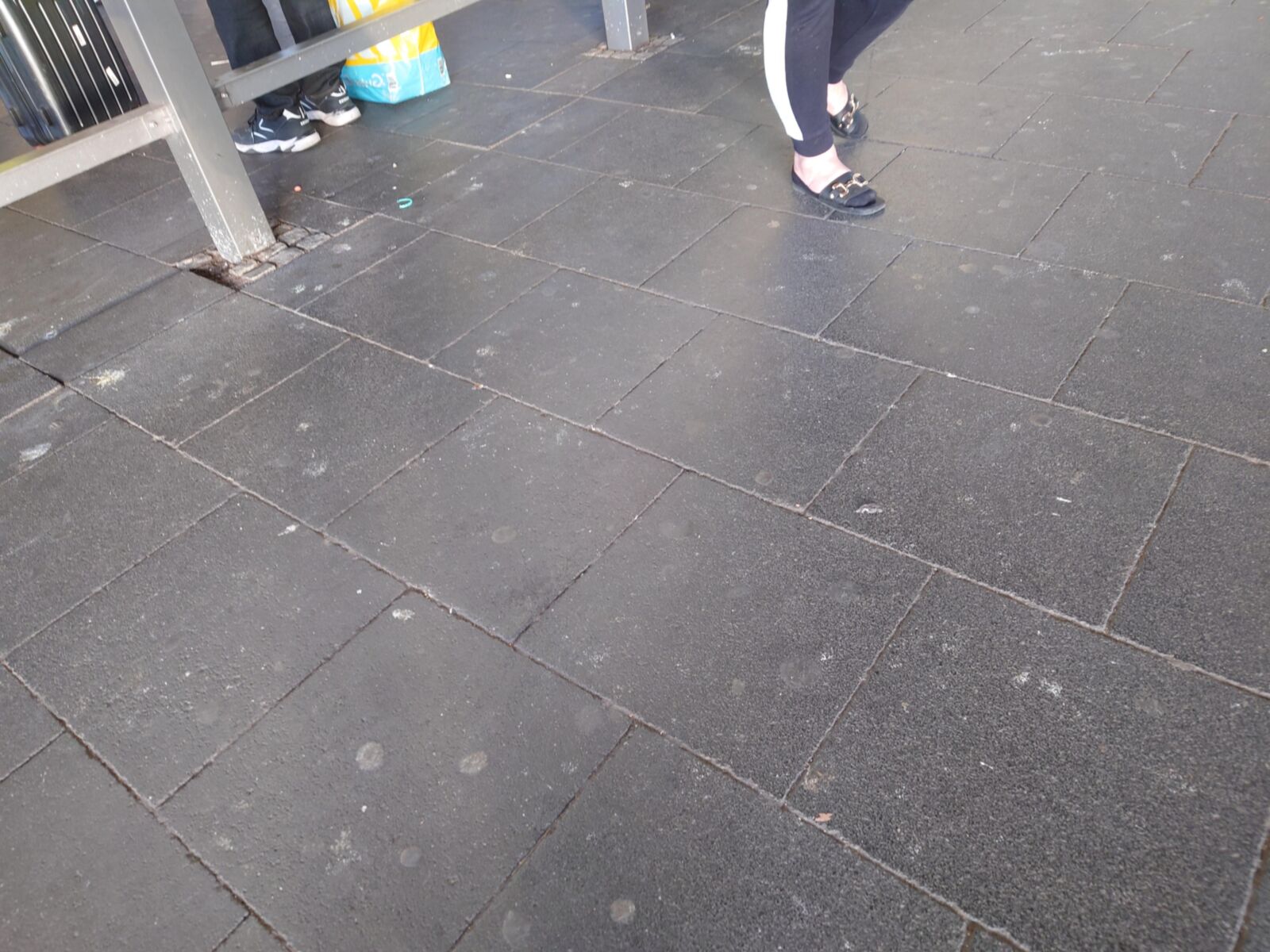 What a Combo: PedSocks and Sandals (A Shocked White Man appears)