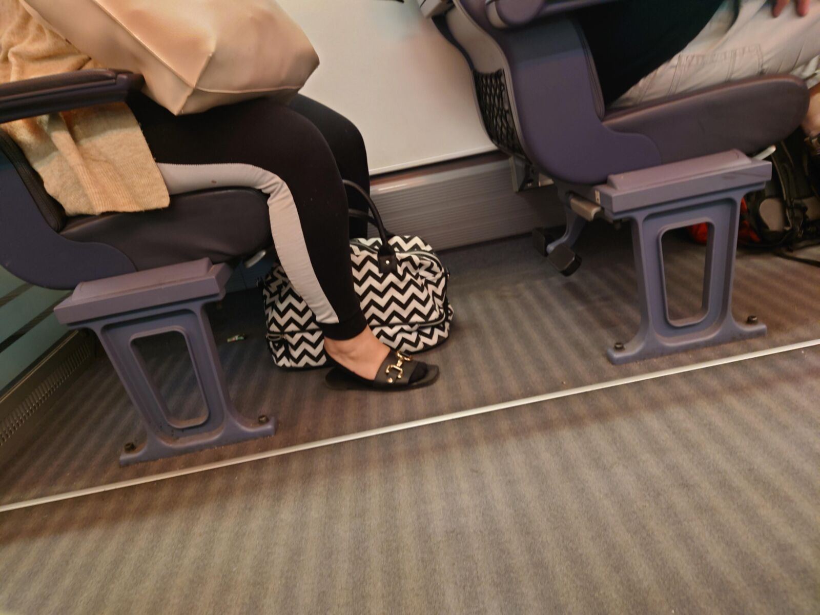 What a Combo: PedSocks and Sandals (A Shocked White Man appears)