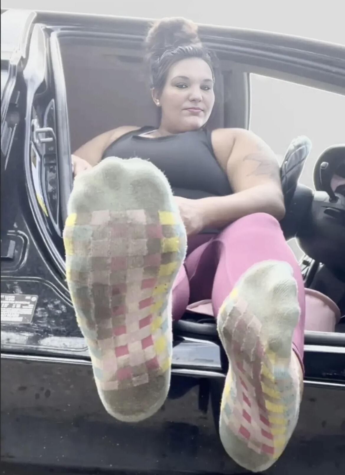 Feet, socks, and nylons 
