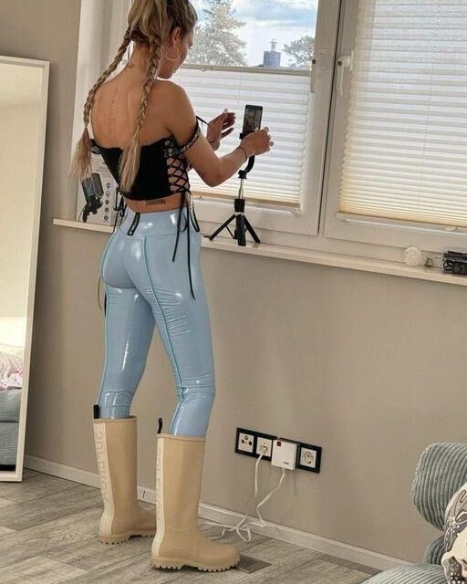White rubberboots
