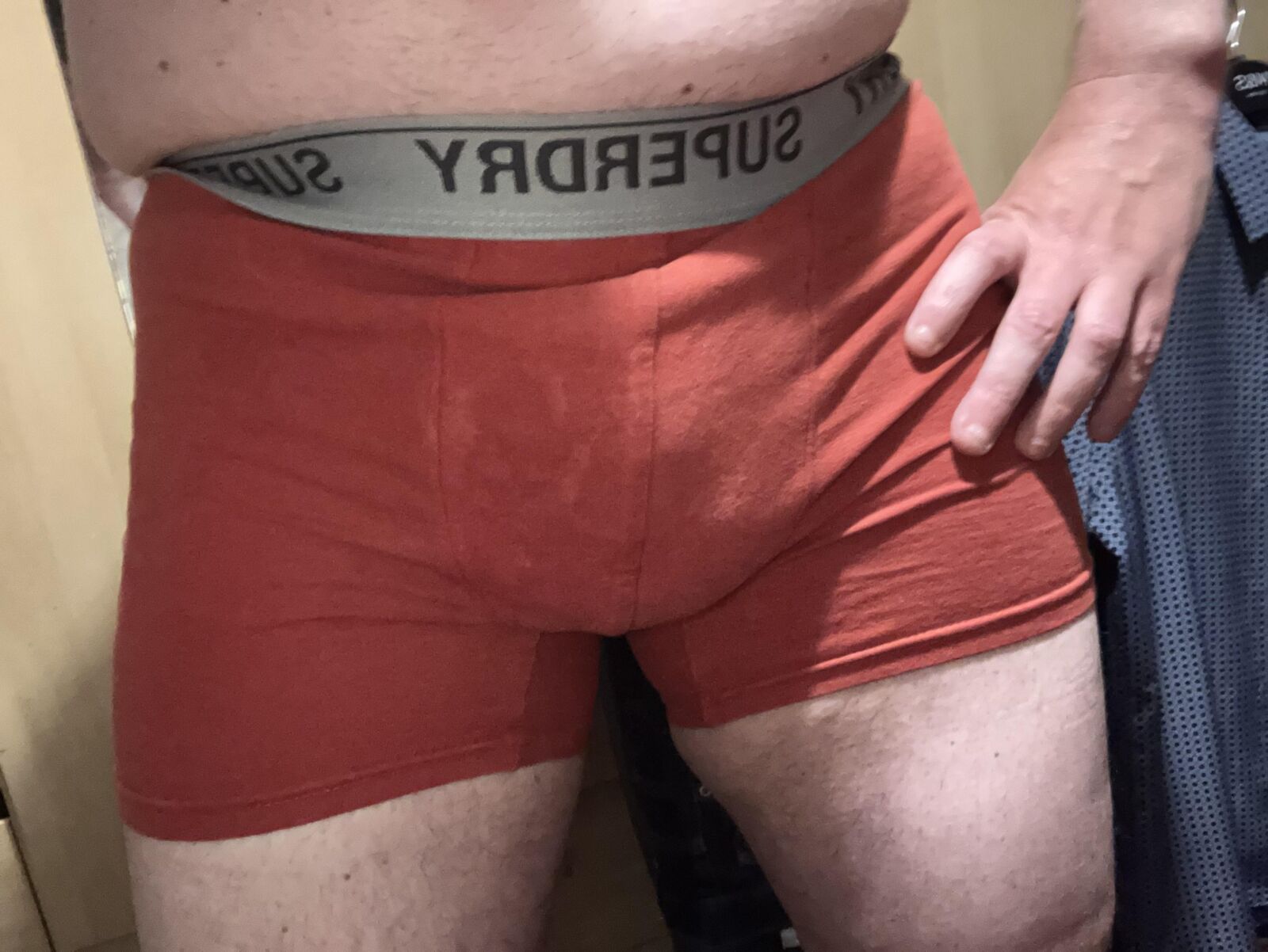 Pissing on someone BF Underwear 